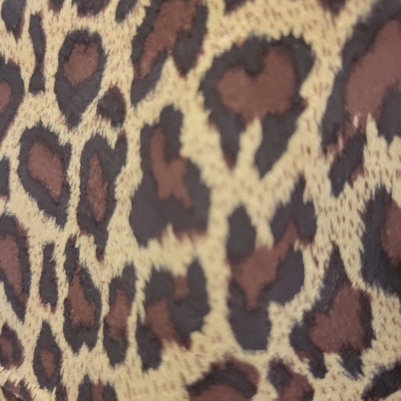 Bellini Fashion Faux Suede Leopard Print Long Jacket XS - Picture 7 of 8